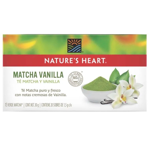 Imagen de Té NATURES HEART matcha vainilla x20 sobres